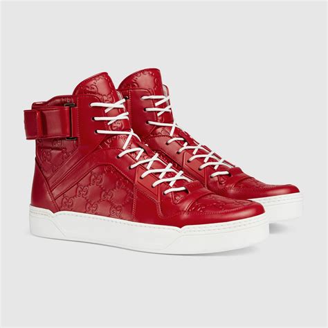 gucci gay sneakers|Gucci high top sneakers.